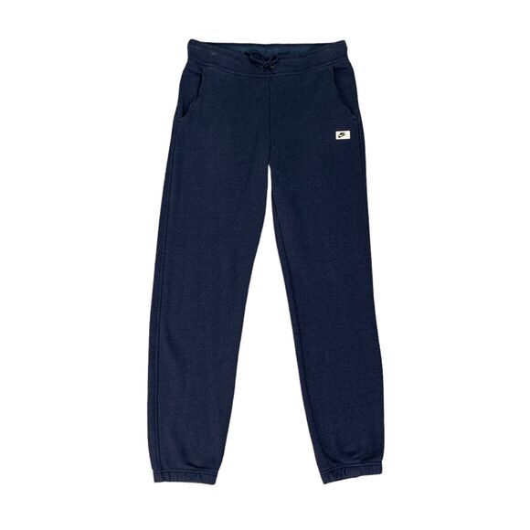 Nike Sweatpants Mens M Medium Storm Blue Essential Fleece Elastic Waist Lounge * - Picture 1 of 13